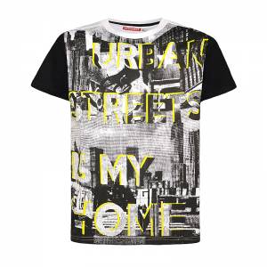 Μπλούζα κοντομάνικη για αγόρι με τύπωμα Urban της Energiers