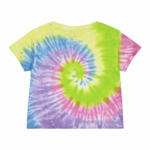 Παιδική μπλούζα tie dye με τύπωμα για κορίτσι
