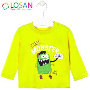 LOSAN Μπλούζα μακρυμάνικη για αγόρι με τύπωμα monster της Λοσάν