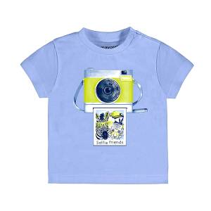 MAYORAL Μπλούζα κοντομάνικη για μωρό αγόρι με τύπωμα foto της Μαγιοράλ
