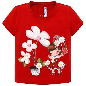 MAYORAL Μπλούζα για μωρό κορίτσι με τύπωμα flower της Μαγιοράλ