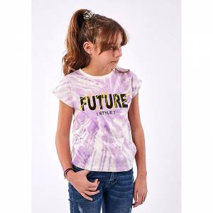 EBITA Μπλούζα κοντομάνικη για κορίτσι τύπωμα Future της Εβίτα