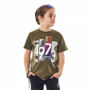 Μπλούζα κοντομάνικη για αγόρι με τύπωμα 4973 της Hashtag