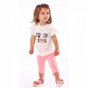 EBITA Σετ μπλούζα με κολάν για μωρό κορίτσι με τύπωμα Fresh της Εβίτα