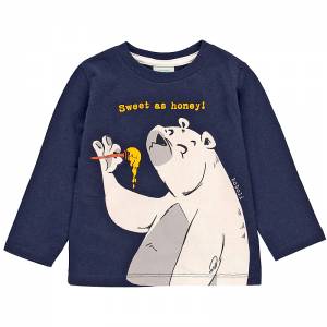Μπλούζα για αγόρι μακρυμάνικη με τύπωμα Bear της Boboli