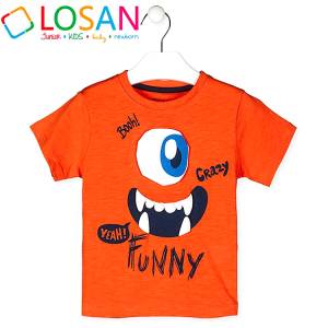 LOSAN Μπλούζα κοντομάνικη για αγόρι με τύπωμα funny της Λοσάν