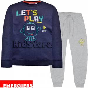 Φόρμα παιδική για αγόρι με τύπωμα Play της Energiers