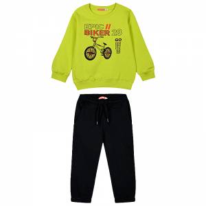 Φόρμα παιδική για αγόρι με τύπωμα Biker της Energiers