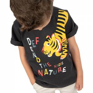 Μπλούζα κοντομάνικη για αγόρι με τύπωμα Nature της Energiers