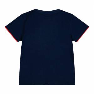 Kοντομάνικη μπλούζα με τύπωμα και τσέπη για αγόρι
