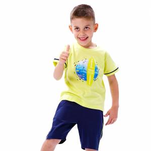 Παιδικό μακό σετ 2 τεμάχια με τύπωμα στην μπλούζα για αγόρι