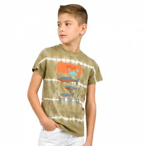 Μπλούζα κοντομάνικη για αγόρι με τύπωμα Fish της Energiers