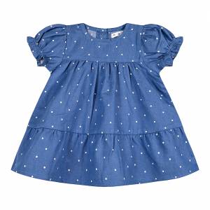 Βρεφικό τζην φόρεμα για κορίτσι (3-18 μηνών)