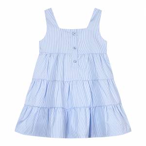 Βρεφικό ριγέ φόρεμα για κορίτσι (3-18 μηνών)