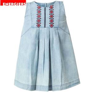 ENERGIERS Φόρεμα για κορίτσι τζιν με κέντημα της Ενερτζάιερς