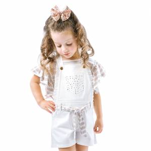 Παιδικό σετ 2 τεμάχια με μπλούζα και σαλοπέτα για κορίτσι