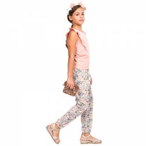 ENERGIERS Παντελόνι μακρύ για κορίτσι λάστιχο με σούρα της Ενερτζάιερς