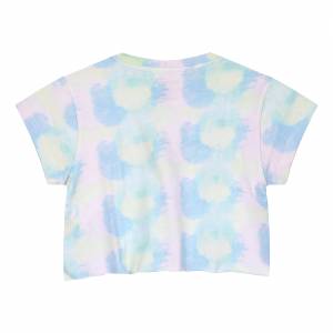 Παιδική κροπ μπλούζα tie dye με στρας για κορίτσι