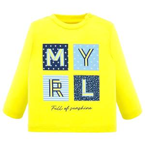 MAYORAL Μπλούζα μακρυμάνικη για μωρό αγόρι με τύπωμα Logo της Μαγιοράλ