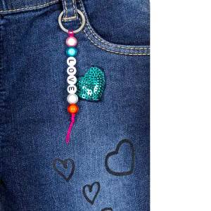 LOSAN Παντελόνι τζιν ελαστικό σε στενή γραμμή για κορίτσι της Λοσάν