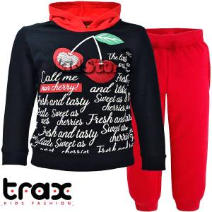 TRAX Φόρμα παιδική για κορίτσι Cherry της Τραξ