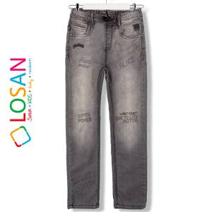 LOSAN Παντελόνι τζιν με λάστιχο στη μέση και τυπώματα για αγόρι της Λοσάν