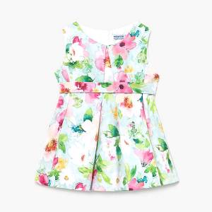 MAYORAL Φόρεμα για κορίτσι με τύπωμα λουλούδια και ρίγες της Μαγιοράλ