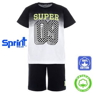 SPRINT Σετ μπλούζα με βερμούδα για αγόρι Super της Σπριντ