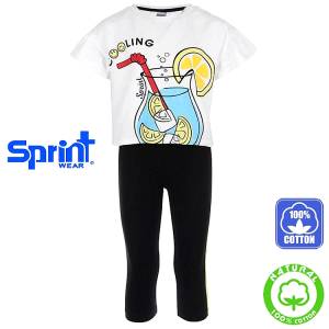 SPRINT Σετ μπλούζα με κολάν για κορίτσι Cooling της Σπριντ