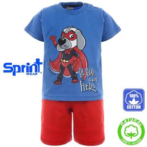 SPRINT Σετ μπλούζα με βερμούδα για αγόρι Hero της Σπριντ