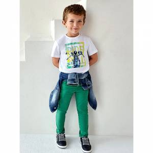MAYORAL Παντελόνι μακρύ καπαρτινέ για αγόρι σε στενή γραμμή της Μαγιοράλ
