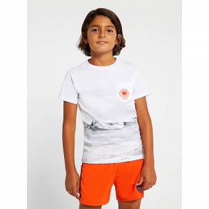 MAYORAL Μπλούζα κοντομάνικη για αγόρι με τύπωμα waves της Μαγιοράλ