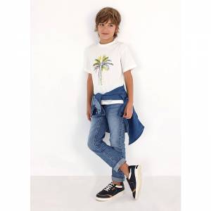 Παντελόνι τζιν για αγόρι regular fit από βιώσιμο βαμβάκι της Mayoral