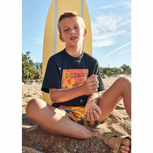 Μπλούζα κοντομάνικη για αγόρι με τύπωμα desert της Mayoral