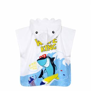 Παιδική πετσέτα θαλάσσης με κουκούλα για αγόρι