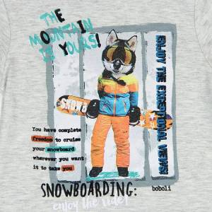 BOBOLI Μπλούζα για Αγόρι Snowboard της Μπόμπολι