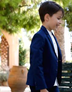 Μονόχρωμο σακάκι για αγόρι για επισημες εμφανίσεις