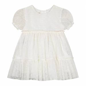 Βρεφικό πουά φόρεμα για κορίτσι (6-18 μηνών)