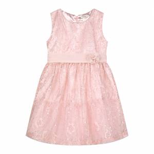 Παιδικό φόρεμα με κεντημένες λεπτομέρειες για κορίτσι