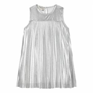 Παιδικό μεταλικό πλισέ φόρεμα για κορίτσι