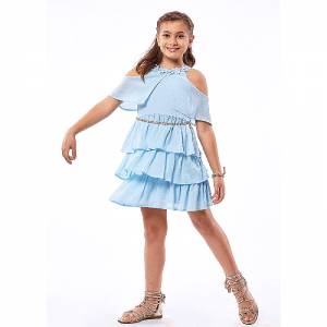 EBITA Φόρεμα για κορίτσι με ζώνη της Εβίτα