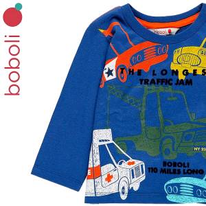 BOBOLI Μπλούζα μακρυμάνικη για αγόρι Traffic της Μπόμπολι