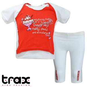 TRAX Σετ μπλούζα με κολάν για κορίτσι Παπούτσια της Τραξ