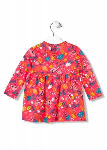 LOSAN Φόρεμα μακό μακρυμάνικο για μωρό κορίτσι Nature της Λοσάν