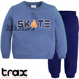 Φόρμα παιδική για αγόρι με τύπωμα Skate της trax