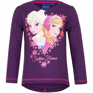 Frozen Disney Μπλούζα μακρυμάνικη για κορίτσι με τύπωμα της Φρόζεν