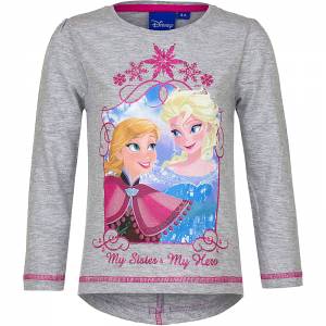 Frozen Disney Μπλούζα μακρυμάνικη για κορίτσι με τύπωμα της Φρόζεν